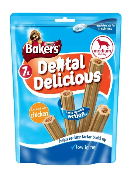 Bakers Dental Delicious Med Chicken 200g