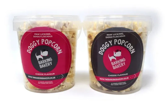 Barking Bakery Doggy Popcorn Cheesey Tubs