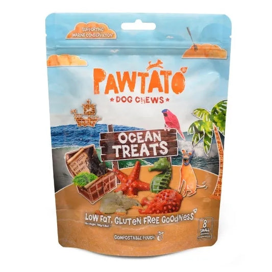 Benevo Pawtato Ocean Treats Grain Free Dog Chews Sml 140g