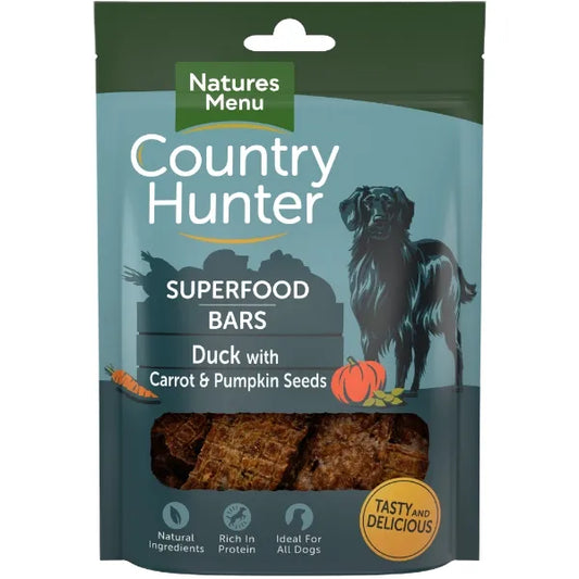 CH Superfood Bar Duck With Carrot & Pumpkin Seeds 100g