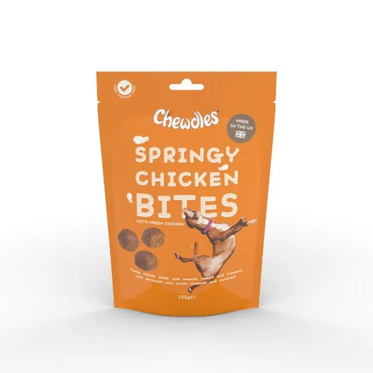 Chewdles Springy Chicken Bites 125g