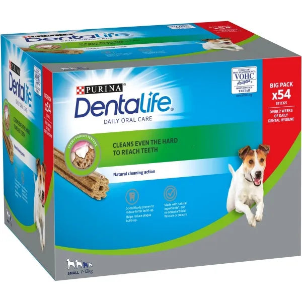 Dentalife Dental Chews Big Pack Sml Dog 54Stk (18x49g)