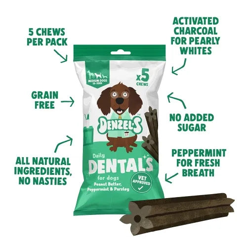 Denzels Daily Dentals Peanut Butter Peppermint & Parsley