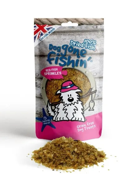 Dog Gone Fishin' Red Fish Sprinkles 100g