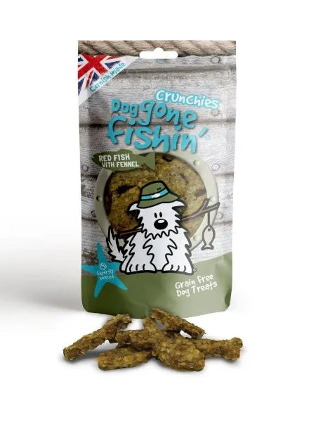 Dog Gone Fishin' Red Fish With Fennel Crunchies 75g