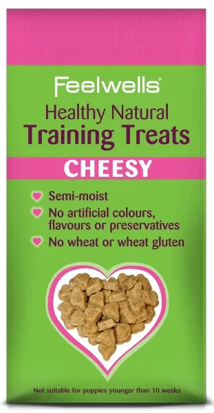 Feelwell's Healthy Natural Training Dog Treats Cheesy 115g