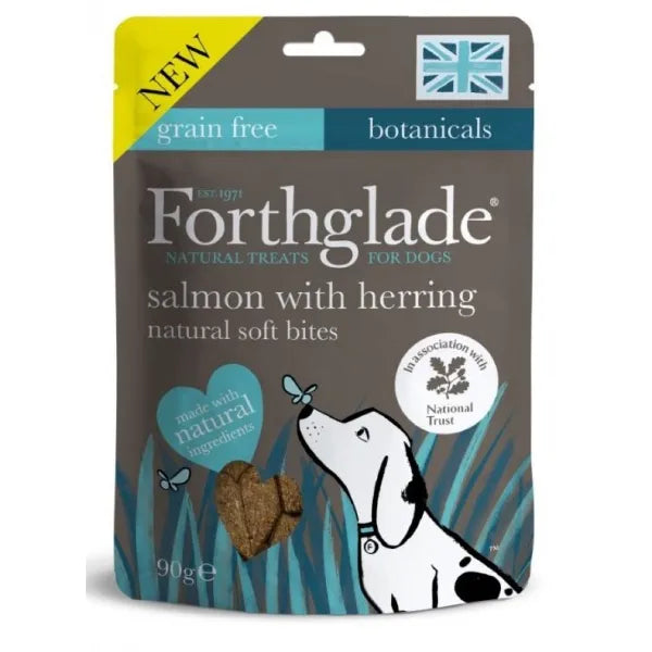 Forthglade Soft Bite GF Mini Treats Salmon Herring 90g