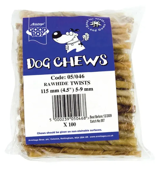 Good Boy Rawhide Chew Chomp Stix 100 Pack