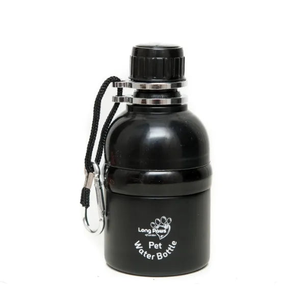 Lick 'n Flow Pet Water Bottle Black