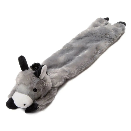 Animate Flat Stuffed Head Donkey Grey 24”