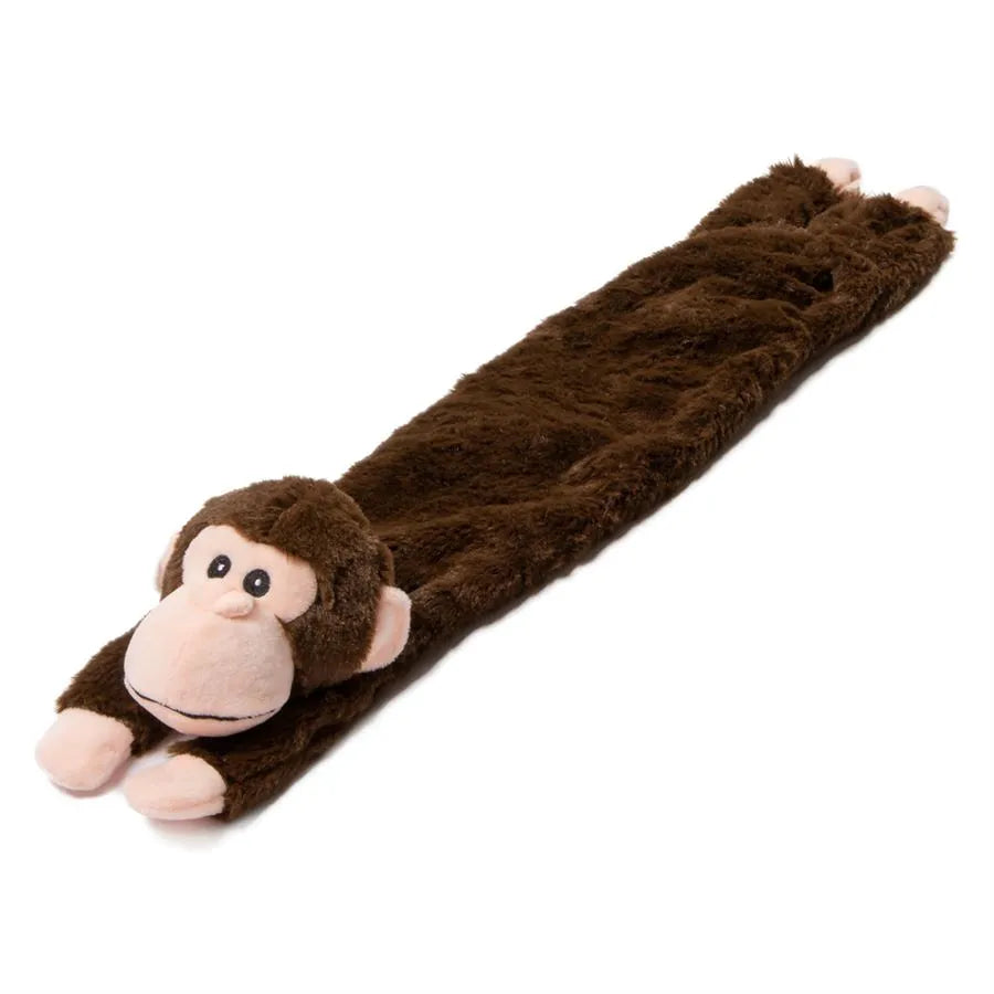 Animate Flat Stuffed Head Monkey Brown 24"