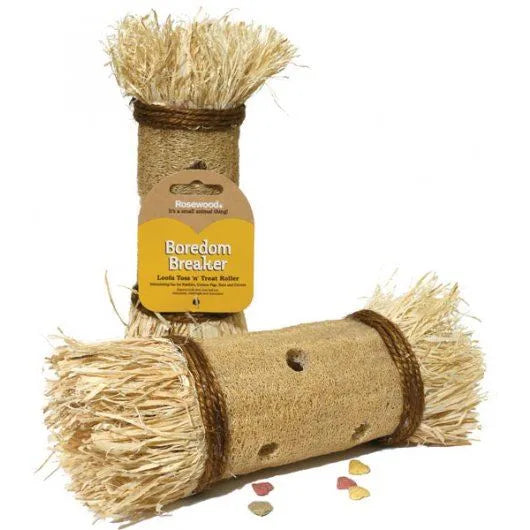 Boredom Breaker Loofa Toss N Treat Roller