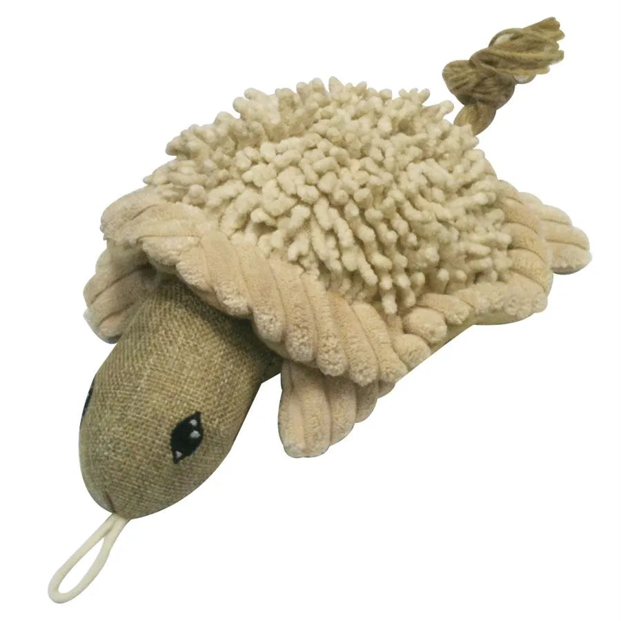 Danish Design Timothy Natural Turtle Plush Dog Toy