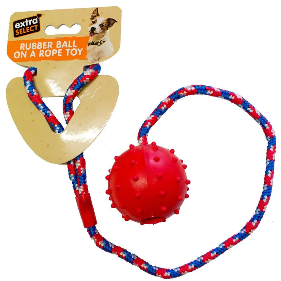 Extra Select Rubber Ball on Rope