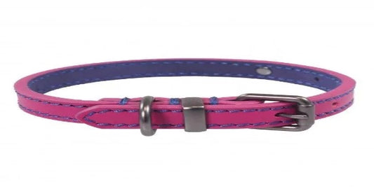 Joules Dapper Pink Polka Dot Lining Leather Collar