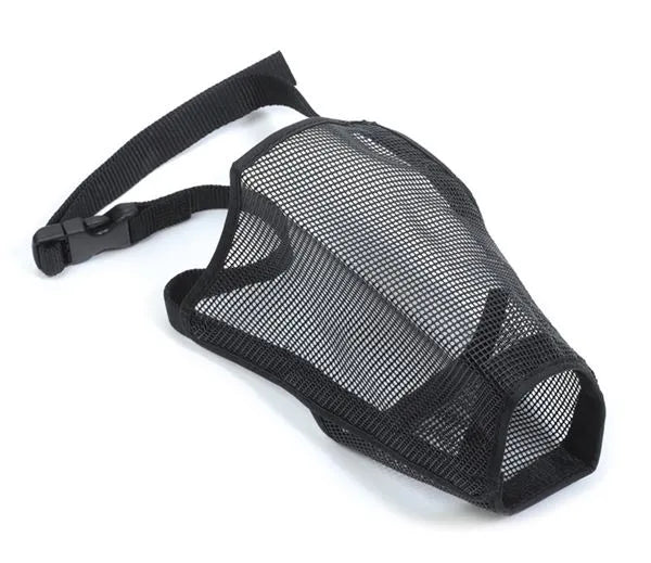 Nylon Mesh Muzzle Black