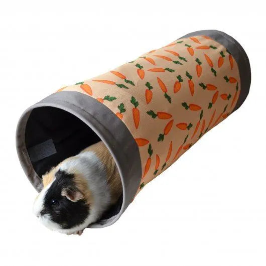 Snuggles Carrot Fabric Tunnel 50x22x22cm