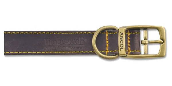 Timberwolf Leather Collar Sable