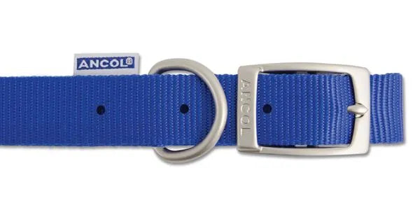 Viva Nylon Buckle Collar Blue