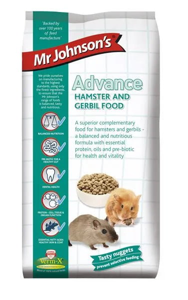 Mr Johnson's Advanced Hamster & Gerbil 750g